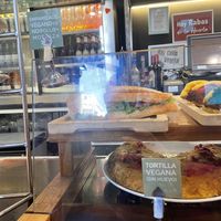 Pintxos veganos  at Crock and cock in Bilbao