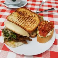 Vegan pinchos at Crock and cock in Bilbao