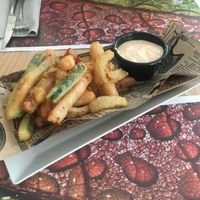 Rabas de la huerta  at Crock and cock in Bilbao