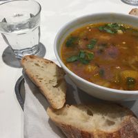 Vegan indian soup  at Soup En Zo - Van Baerle in Amsterdam