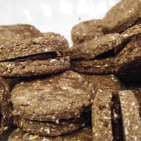 Raw vegan biscuits at Rawlly in Sofia