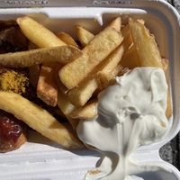 Vegane Currywurst zum direkt Essen  at FritzMitte in Jena