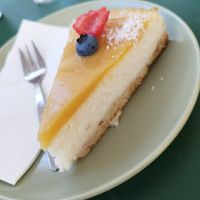 Cheesecake (with coconut) at 7Stern in Vienna