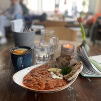  Sweet potato stew with vegan Skyr  at 7Stern in Vienna