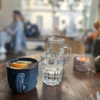 Fresh ginger tea  at 7Stern in Vienna