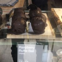 Raspberry balls  at Kaffe O in Belfast