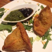 samosas at Rajput Indian Cuisine in Suffolk