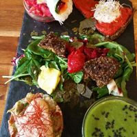 delicious raw lunch!  at Rawtastic in Berlin