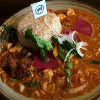 Huge Curry at Veggie Syokudo Funadeya in Fukuoka