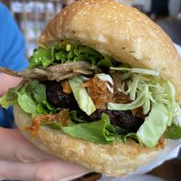 Burguer  at Veggie Syokudo Funadeya in Fukuoka