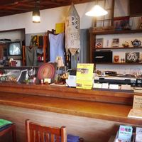 Unique design with alot of animal rights posters at Veggie Syokudo Funadeya in Fukuoka