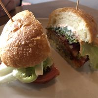 Vegan burger  at Veggie Syokudo Funadeya in Fukuoka