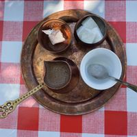 Turkish coffee  at Food House in Mostar