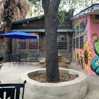 Back side seating. They are dog friendly as well! at Viva Vegeria in San Antonio