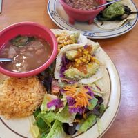 Fried avocado tacos at Viva Vegeria in San Antonio