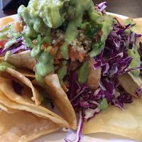 Half order of classic nachos at Viva Vegeria in San Antonio