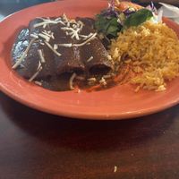 Chicken Mole Enchiladas   at Viva Vegeria in San Antonio