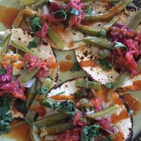 Mini nopales tacos at Viva Vegeria in San Antonio