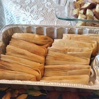 Tamales at Viva Vegeria in San Antonio