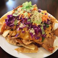 Vegan NaCHos at Viva Vegeria in San Antonio