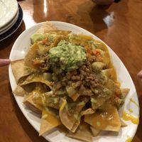 Vegan nachos (1/2 order) at Viva Vegeria in San Antonio