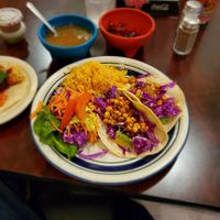 Fried Avocado Tacos at Viva Vegeria in San Antonio