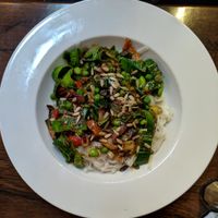 Almond fettuccini at RiverView Restaurant in Dunkeld