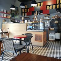 Inside at Cafe MU in Istanbul