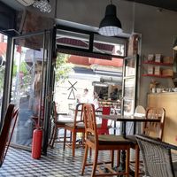 Inside at Cafe MU in Istanbul