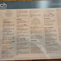 Indian menu at Mirch Masala in Leicester