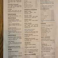 Drinks at Mirch Masala in Leicester