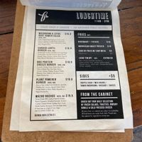 Menu at Blendlove in Southport