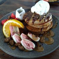 Snickers pancakes at Blendlove in Southport