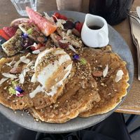 Pancakes  at Blendlove in Southport