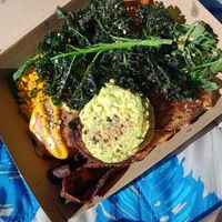 Delicious big brekky at Blendlove in Southport