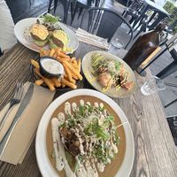 Mushroom, eggs Benny, truffle hash brown   at Blendlove in Southport