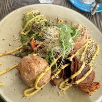 Hash browns   at Blendlove in Southport