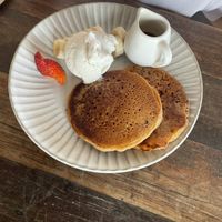 Kids pancakes  at Blendlove in Southport