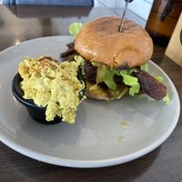 Cheese burger  at Blendlove in Southport