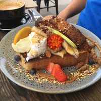  Vegan French toast  at Blendlove in Southport