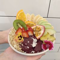 Açai bowl at Blendlove in Southport