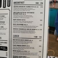 Current Menu (June 2020) at Blendlove in Southport