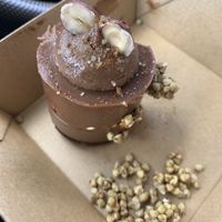 This is a Ferrero Rocher cake 🥰 at Blendlove in Southport