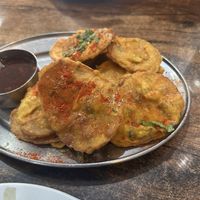 Crispy bhajiya   at Sharmilee in Leicester