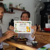 raw food worksop in samui at Yogi Cafe in Koh Samui