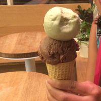 two scoops! at Van Leeuwen Ice Cream - Boerum Hill in Brooklyn