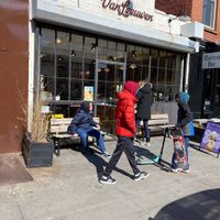 Entrance at Van Leeuwen Ice Cream - Boerum Hill in Brooklyn