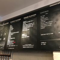 Menu - flavors at Van Leeuwen Ice Cream - East Village in New York City
