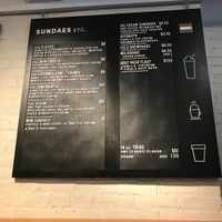 Menu at Van Leeuwen Ice Cream - East Village in New York City