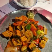 spicy tofu at Akakiko in Vienna